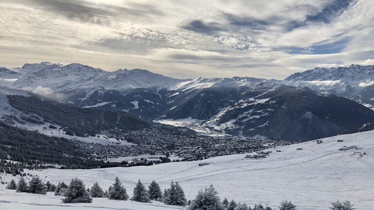 VERBIER VIEW WINTER