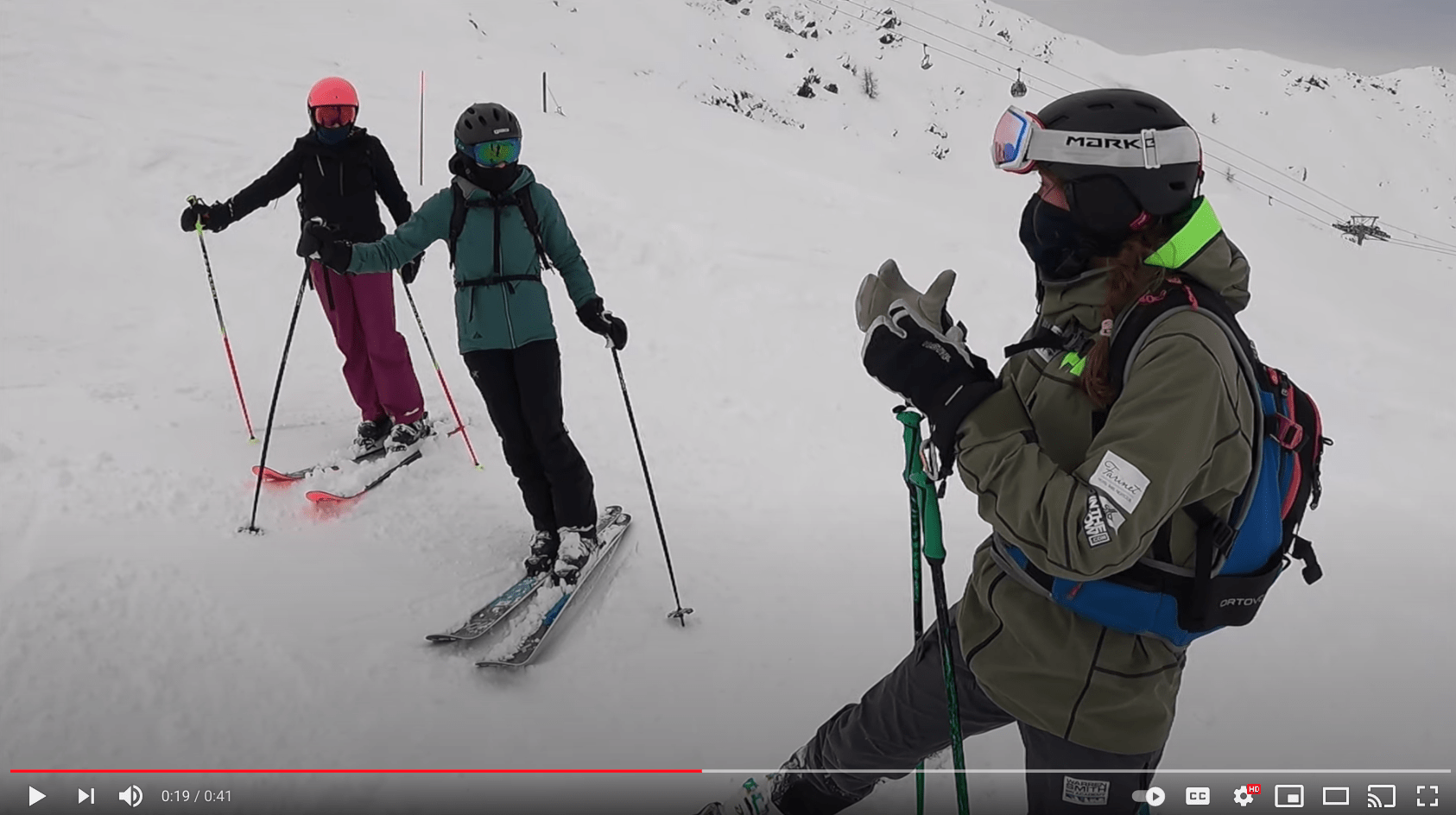 WARRENS SMITH SKI ACADEMY - JANUARY 13TH - VERBIER 2021- VLOG
